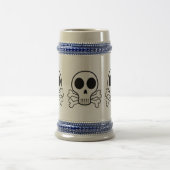Chope À Bière Conception de crâne de pirate (Centre)