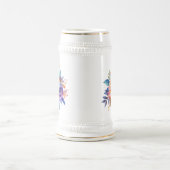 Chope À Bière Conception de fleurs de rose aquarelle-58392 (Centre)