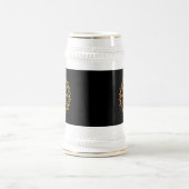 Chope À Bière Conception de mandala unique doré-95747 (Centre)