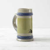 Chope À Bière Conception d'oiseaux feuillus (Devant gauche)