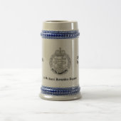 Chope À Bière Conception royale Stein de régiment du Hampshire (Centre)