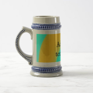 Chope À Bière Conception simple en marbre de coulée acrylique aj