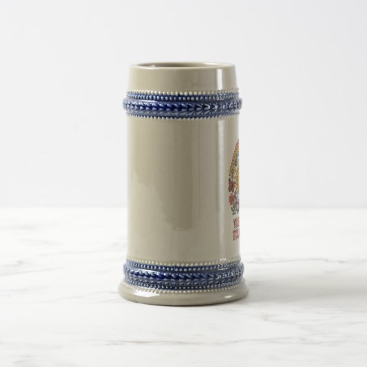 Chope À Bière Confiance en soi - Soleil et Lune Psychédélique Ré (Centre)