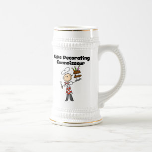 Chope À Bière Connaisseur masculin de décoration de gâteaux