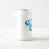 Chope À Bière Conscience de cancer de la prostate de ruban (Devant gauche)