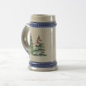 Chope À Bière Coquette Arbre de Noël, Sensibilisation au cancer (Devant gauche)