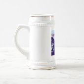 Chope À Bière Corvette d'art pop violette (Gauche)