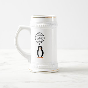 Chope À Bière Costume de naissance parlant Mme Pingouin Personna