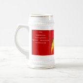 Chope À Bière Coucher de soleil rouge - (Gauche)