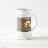 Chope À Bière Coureurs et bières rustiques à 40 ans (Devant droit)