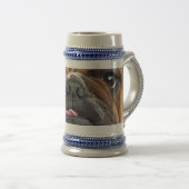 Chope À Bière Coussin de jet de Bouledogue Anglais (Devant droit)