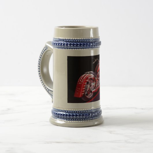 Chope À Bière Coutume Stein de conception de Motorcyle (Devant gauche)