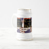 CHOPE À BIÈRE COWBOTS POUR TRUMP (Devant gauche)