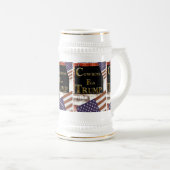 CHOPE À BIÈRE COWBOTS POUR TRUMP (Devant droit)