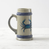 Chope À Bière Crabe bleu Stein de chesapeake (Gauche)