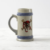 Chope À Bière Crâne de pirate d'Ol (Gauche)