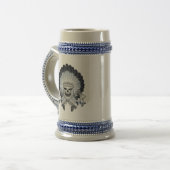 Chope À Bière Crâne en chef indien (Devant gauche)