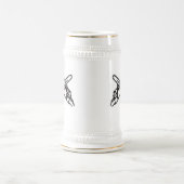 Chope À Bière Crâne et tronçonneuses (Centre)