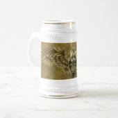 Chope À Bière Crâne médiéval gothique de chevalier de Templar (Devant gauche)