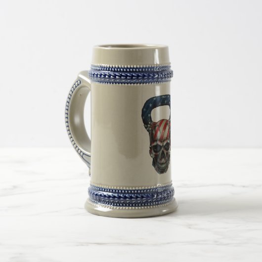 Chope À Bière Crâne Stein de Kettlebell (Devant gauche)