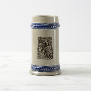 Chope À Bière Création de l'homme, par Brian Benson, stein