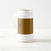 Chope À Bière Créez Votre Propre Brun (Devant gauche)