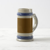 Chope À Bière Créez Votre Propre Brun (Devant droit)
