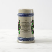 Chope À Bière Crête Stein de famille de Davis (Centre)