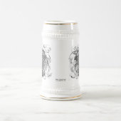 Chope À Bière "Croix argentée de Claddagh " (Centre)