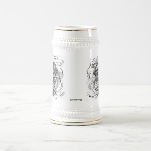 Chope À Bière "Croix argentée de Claddagh " (Centre)