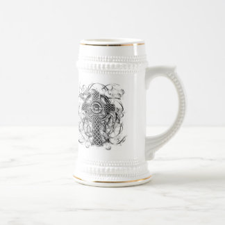 Chope À Bière "Croix argentée de Claddagh "