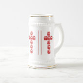 Chope À Bière Croix des coeurs (Devant droit)