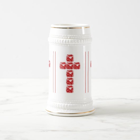 Chope À Bière Croix des coeurs (Centre)