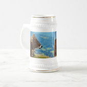 Chope À Bière Cruche de vache laitière dans les Alpes (Devant gauche)