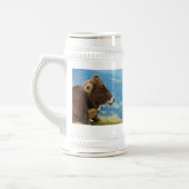 Chope À Bière Cruche de vache laitière dans les Alpes (Gauche)