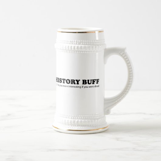Chope À Bière Cuir épais d'histoire (Droite)
