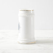 Chope À Bière Cuisine personnalisée en bleu foncé (Centre)