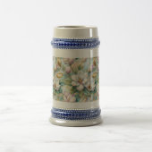 Chope À Bière Custom Pattern Elegant Magnolia Flowers (Centre)