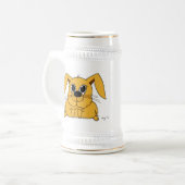 Chope À Bière Cute Lapin Gras Stein (Devant gauche)