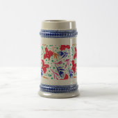 Chope À Bière Cute pattern of birds and flowers (Centre)