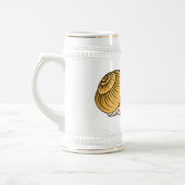 Chope À Bière Cute yellow snail cartoon (Gauche)