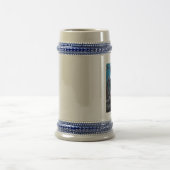 Chope À Bière Cyber Octopus bleu gauche stein (Centre)
