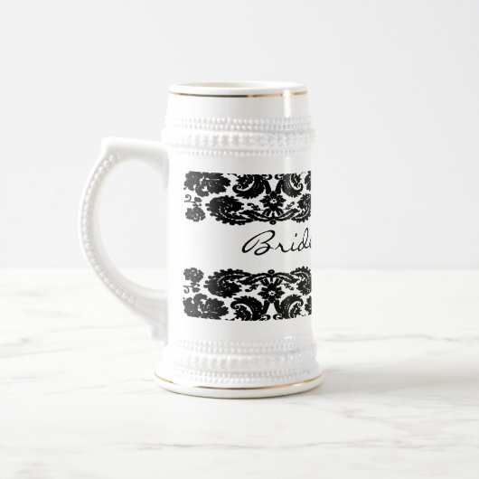 Chope À Bière Damask Black Stein (Gauche)