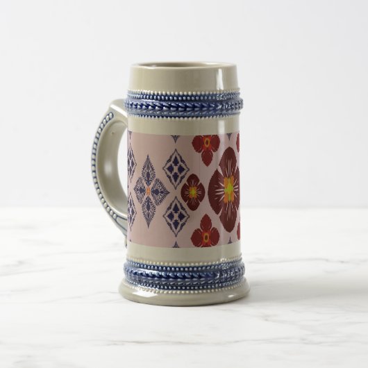 Chope À Bière Dancing Galaxy Cosmic Drinkware Pattern (Devant gauche)