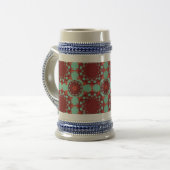 Chope À Bière Dancing Galaxy Cosmic Drinkware Pattern (Devant gauche)