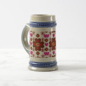 Chope À Bière Dancing Galaxy Cosmic Drinkware Pattern (Devant gauche)