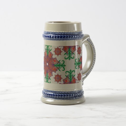 Chope À Bière Dancing Galaxy Cosmic Drinkware Pattern (Devant droit)