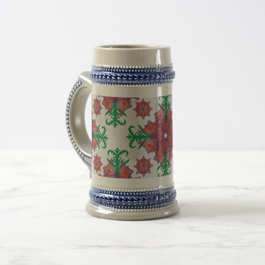 Chope À Bière Dancing Galaxy Cosmic Drinkware Pattern (Devant gauche)