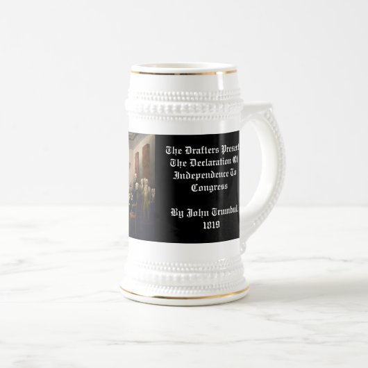 Chope À Bière Déclaration d'indépendance présentée au Congrès (Devant droit)