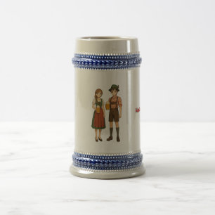 Chope À Bière Dégustation de bière pendant l'Oktoberfest à Munic